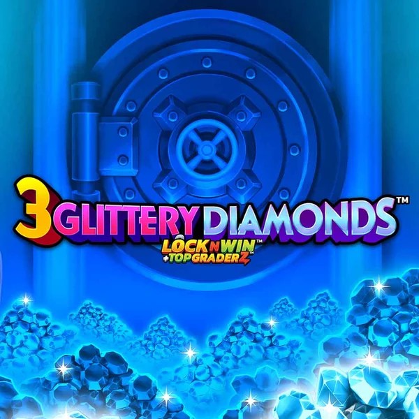 3 Glittery Diamonds game by PearFiction Studios – logo hosted on Winorama Casino